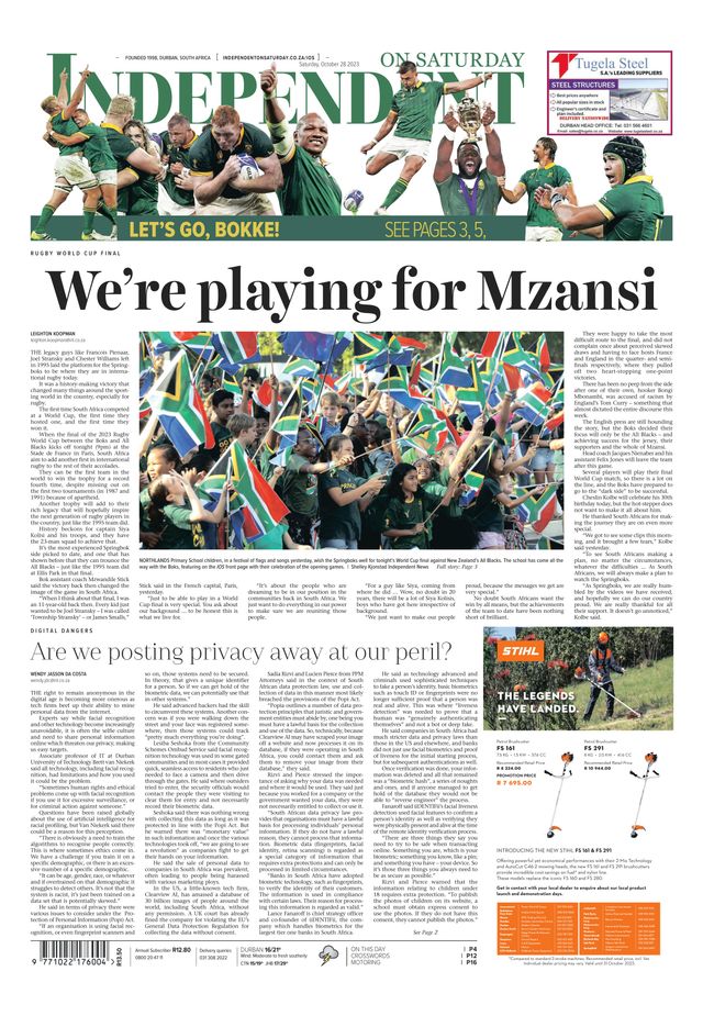 Independent on Saturday