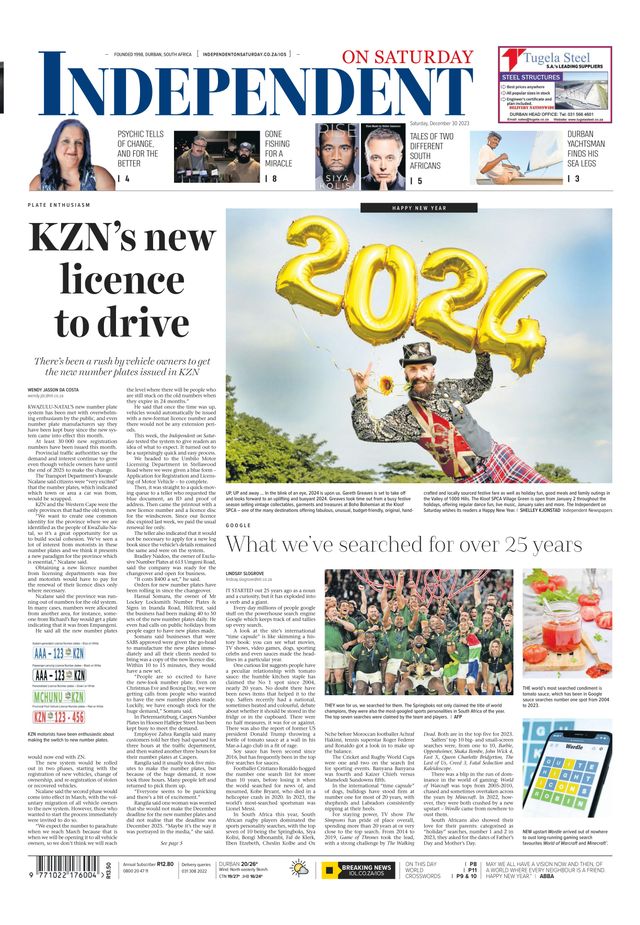 Independent on Saturday