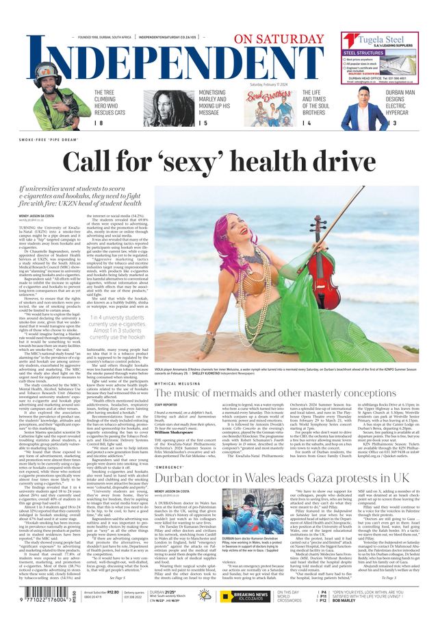 Independent on Saturday