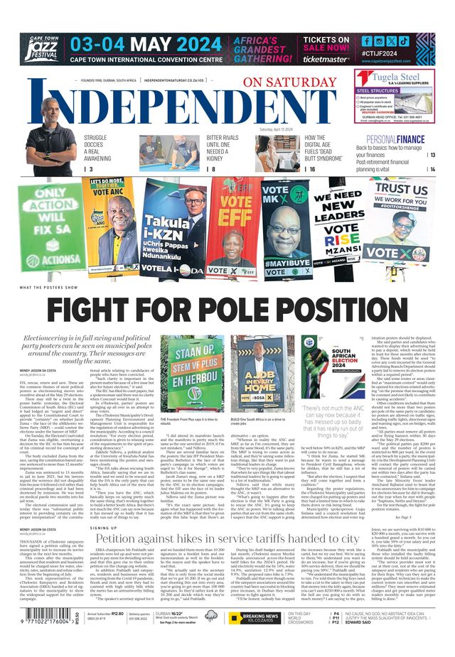 Independent on Saturday