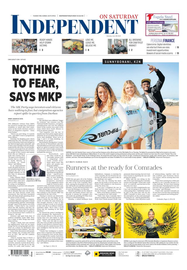Independent on Saturday