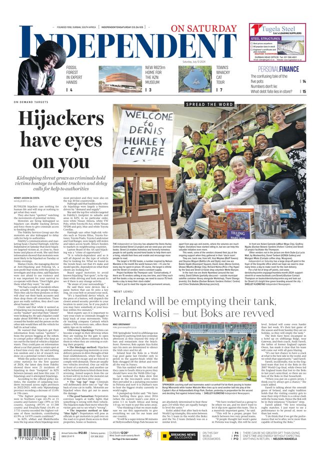 Independent on Saturday