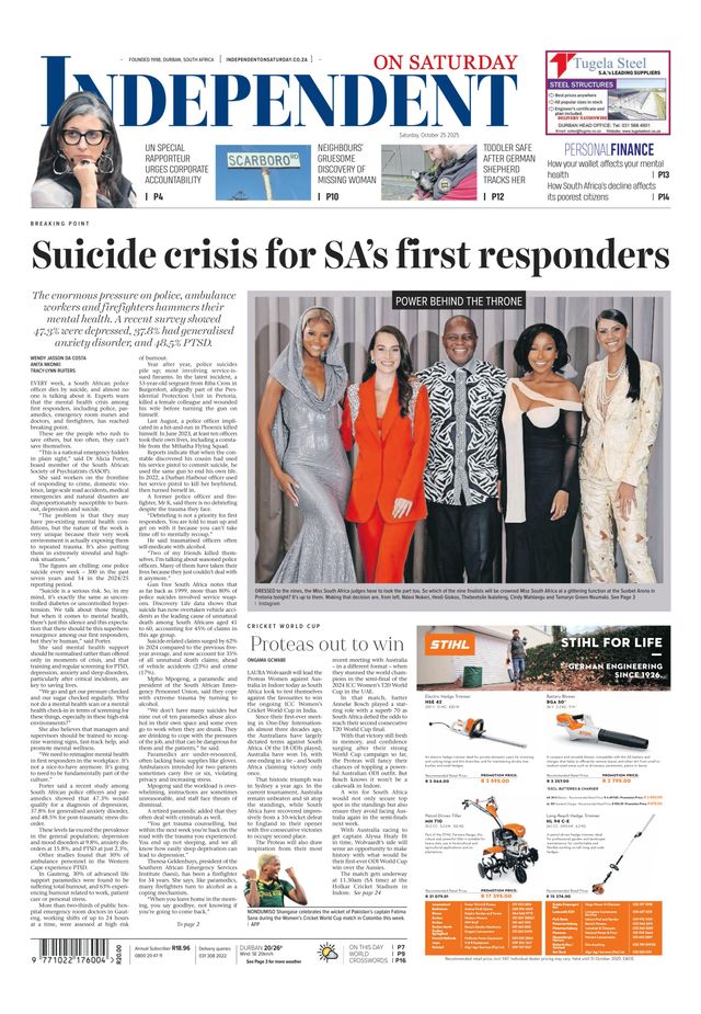 Independent on Saturday