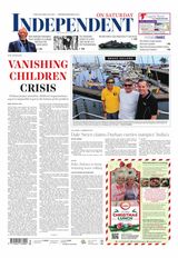 Independent on Saturday