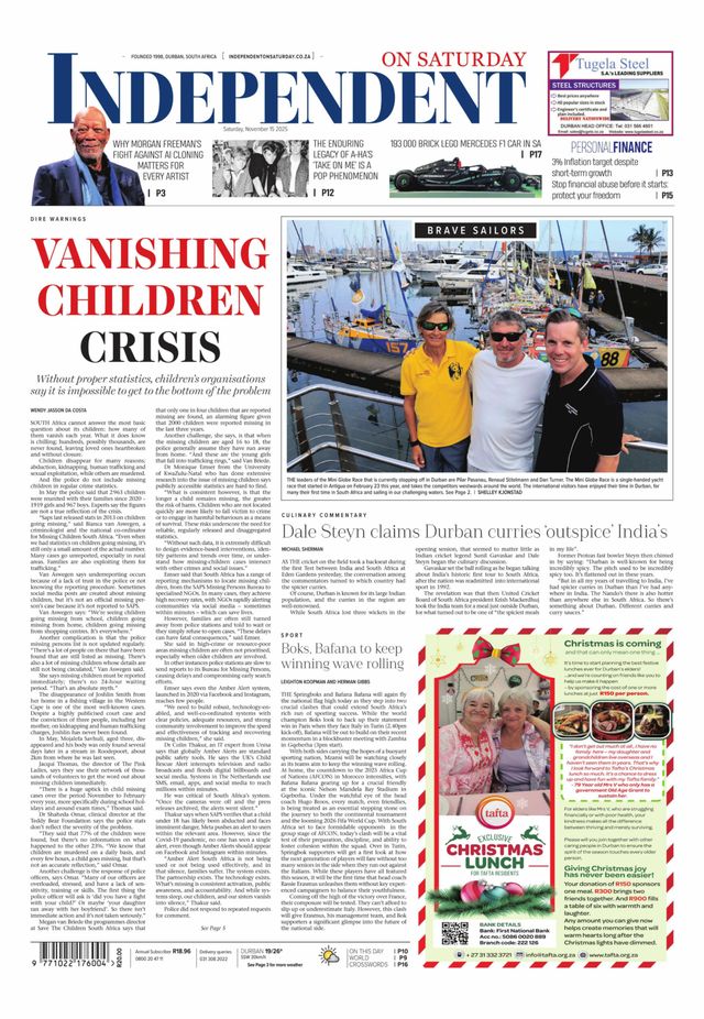 Independent on Saturday