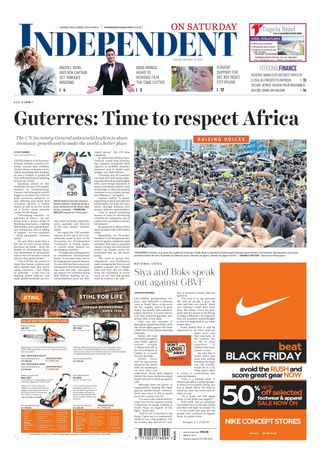 Independent on Saturday