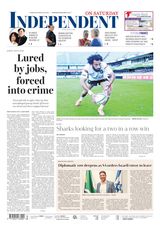 Independent on Saturday