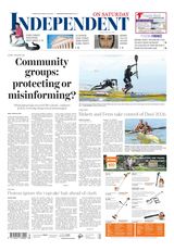 Independent on Saturday