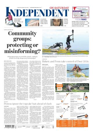 Independent on Saturday