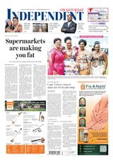 Independent on Saturday