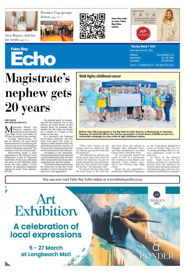 False Bay Echo