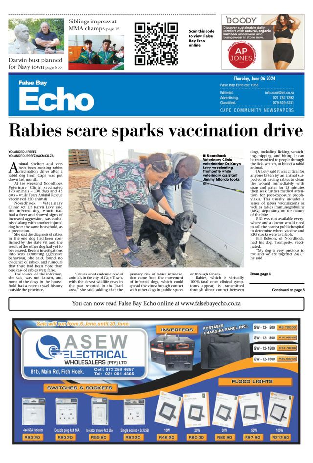 False Bay Echo