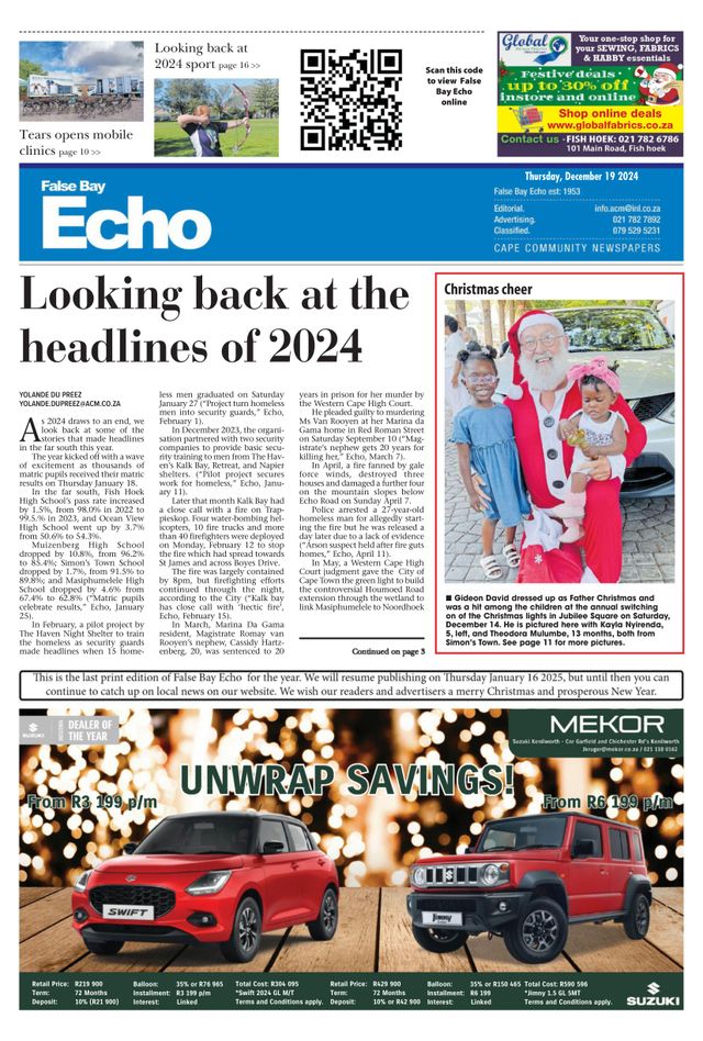 False Bay Echo