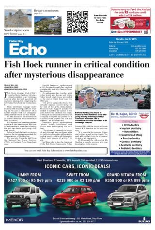 False Bay Echo  Cover - June 12, 2025 Edition