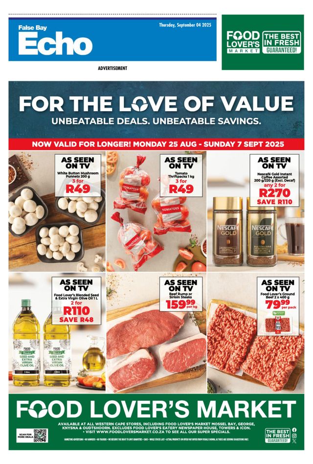False Bay Echo