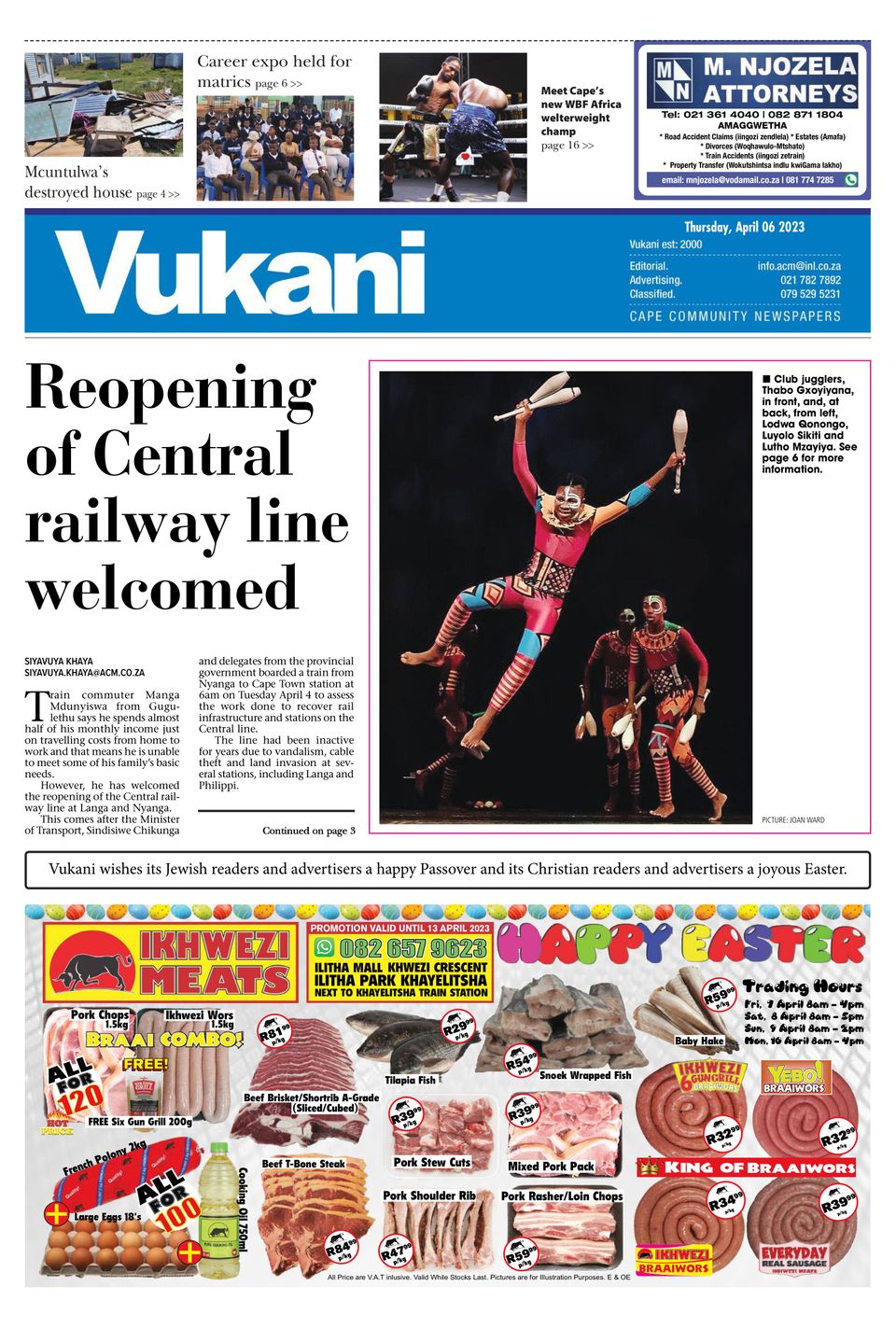 VukaniApril 06, 2023 Newspaper Get your Digital Subscription