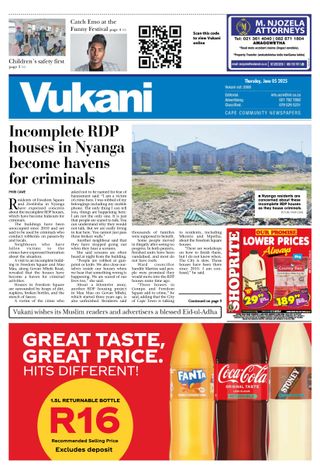 Vukani  Cover - June 05, 2025 Edition