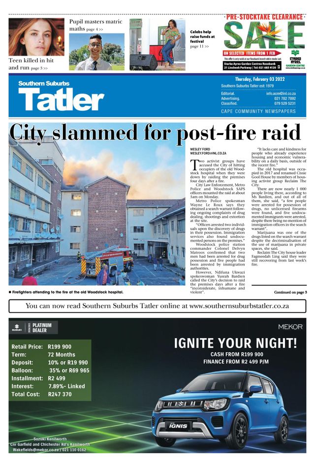 Southern Suburbs Tatler