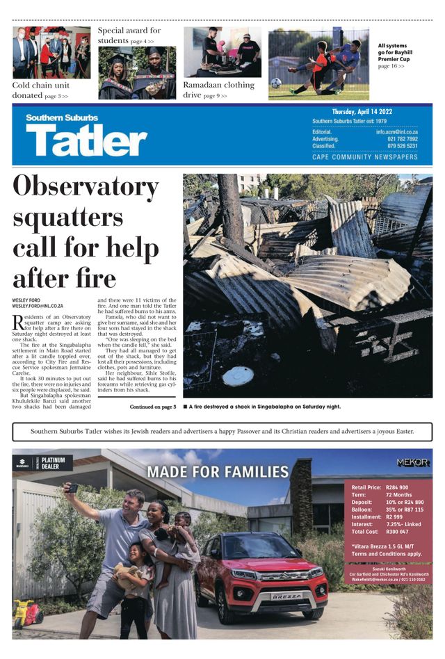 Southern Suburbs Tatler