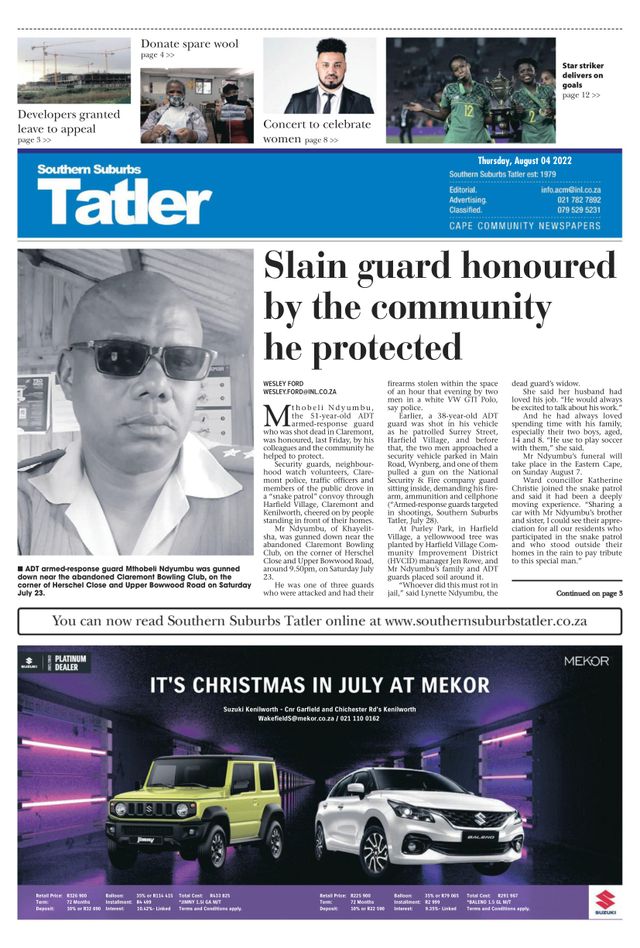 Southern Suburbs Tatler
