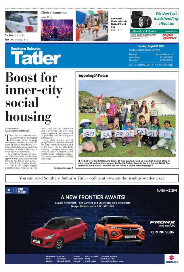 Southern Suburbs Tatler