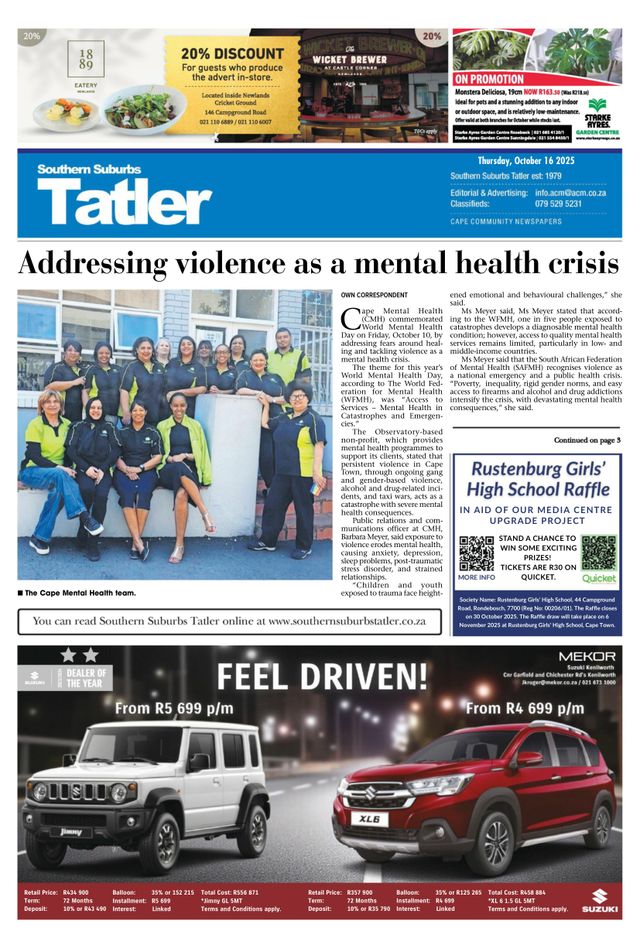 Southern Suburbs Tatler