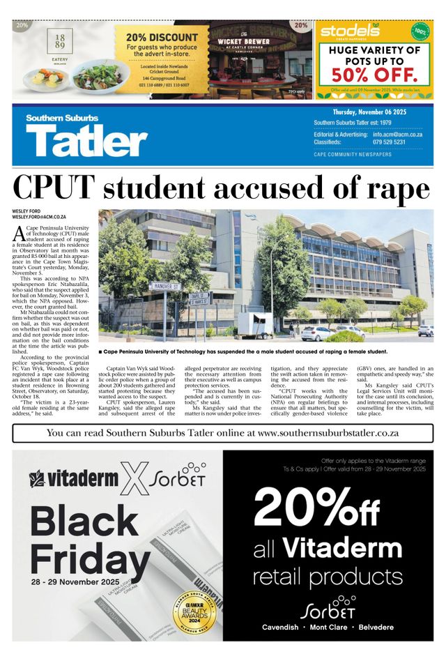 Southern Suburbs Tatler