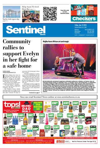 Sentinel News  Cover - June 13, 2025 Edition