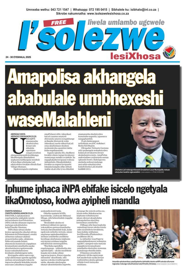 Isolezwe lesiXhosa