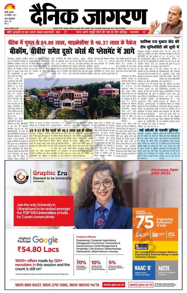 Dainik Jagran Bareilly Nagar