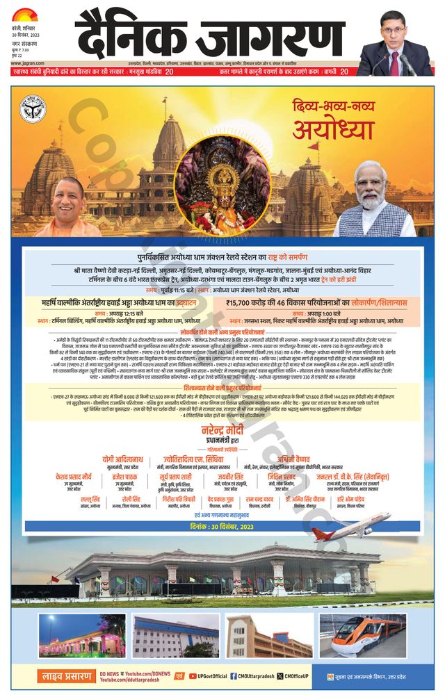 Dainik Jagran Bareilly Nagar