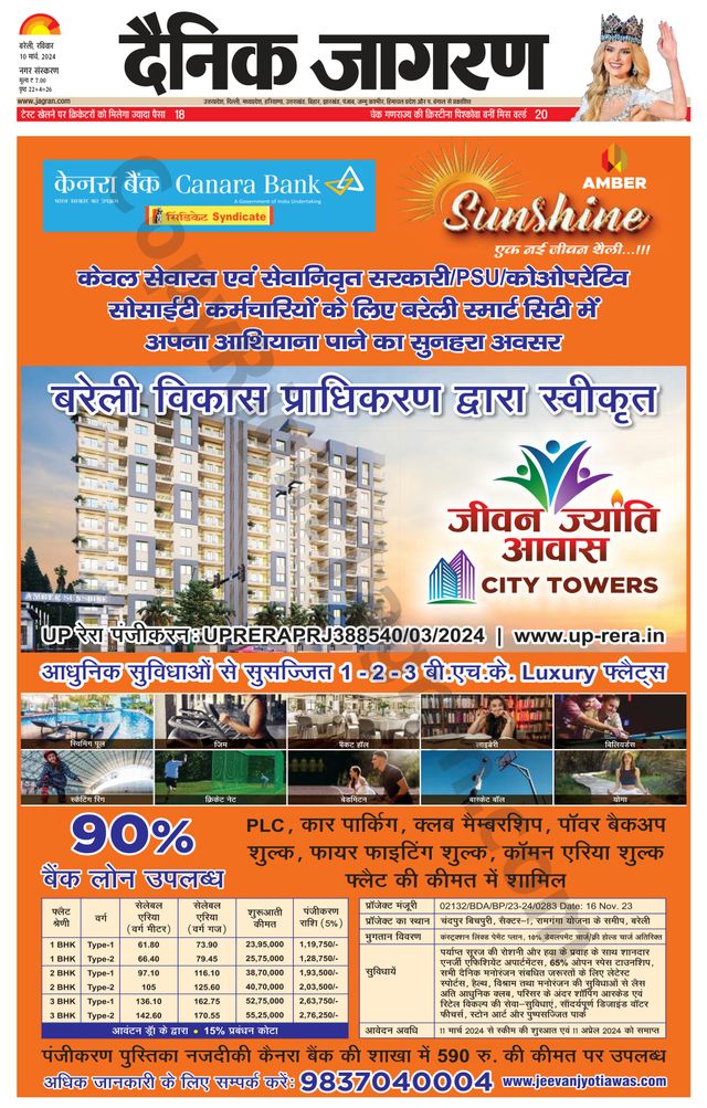 Dainik Jagran Bareilly Nagar