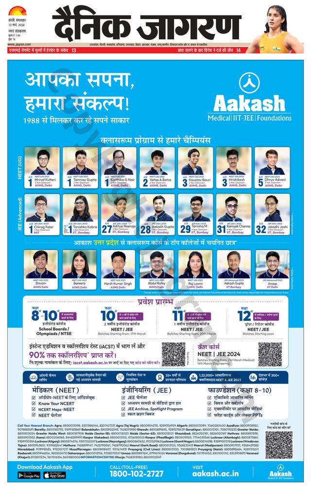 Dainik Jagran Bareilly Nagar