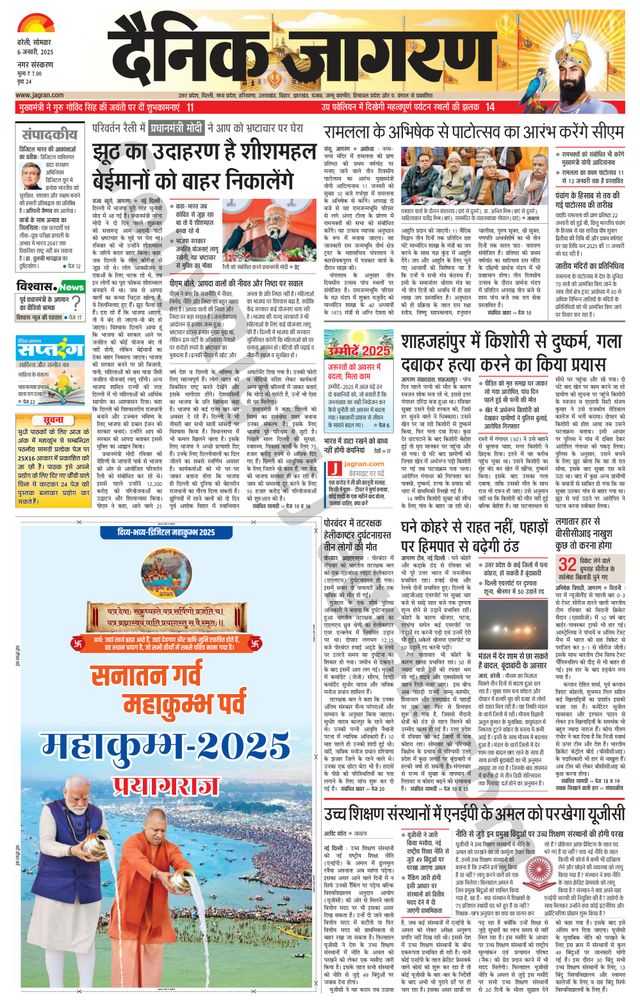 Dainik Jagran Bareilly Nagar