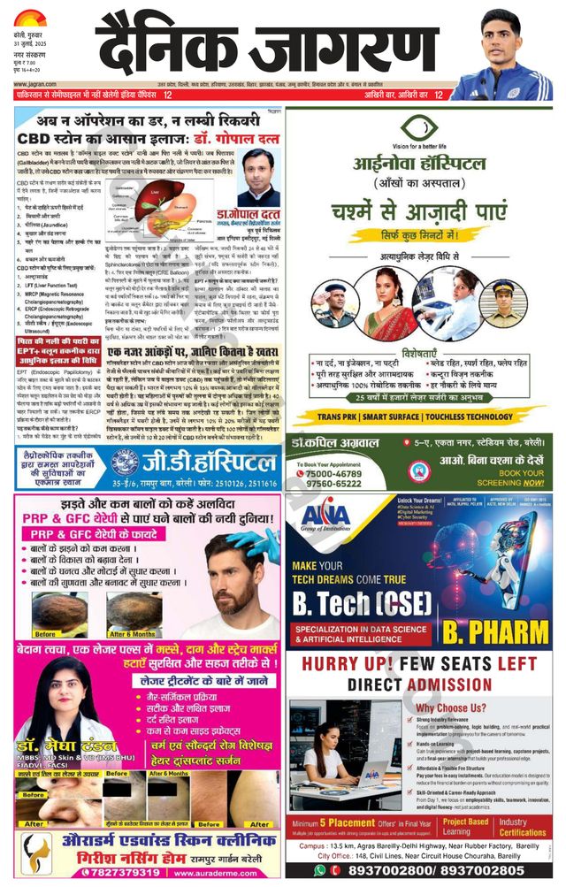 Dainik Jagran Bareilly Nagar