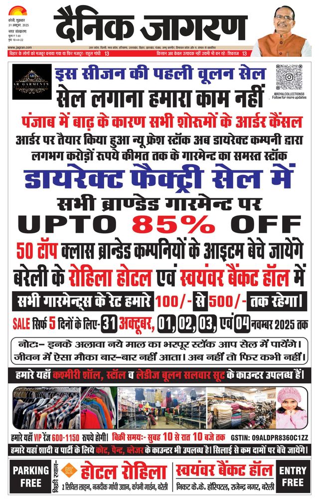 Dainik Jagran Bareilly Nagar