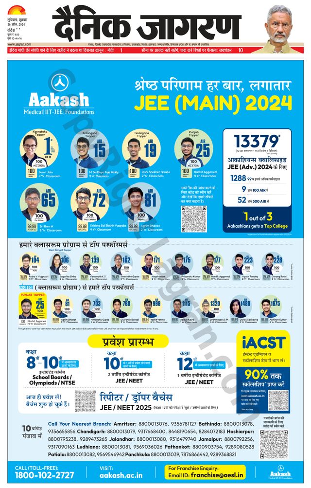 Dainik Jagran Bathinda-Mansa
