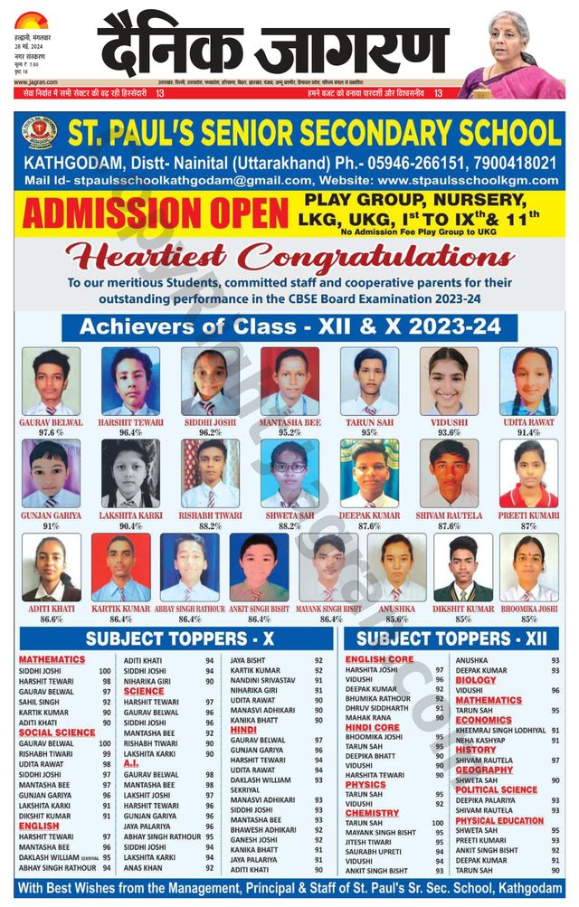 Dainik Jagran Haldwani