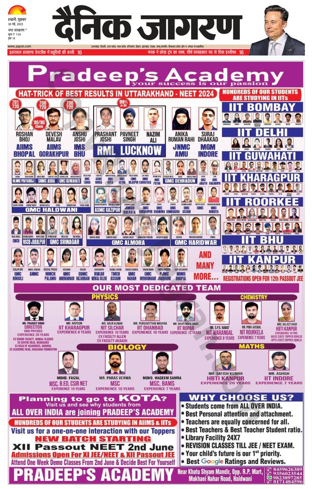 Dainik Jagran Haldwani