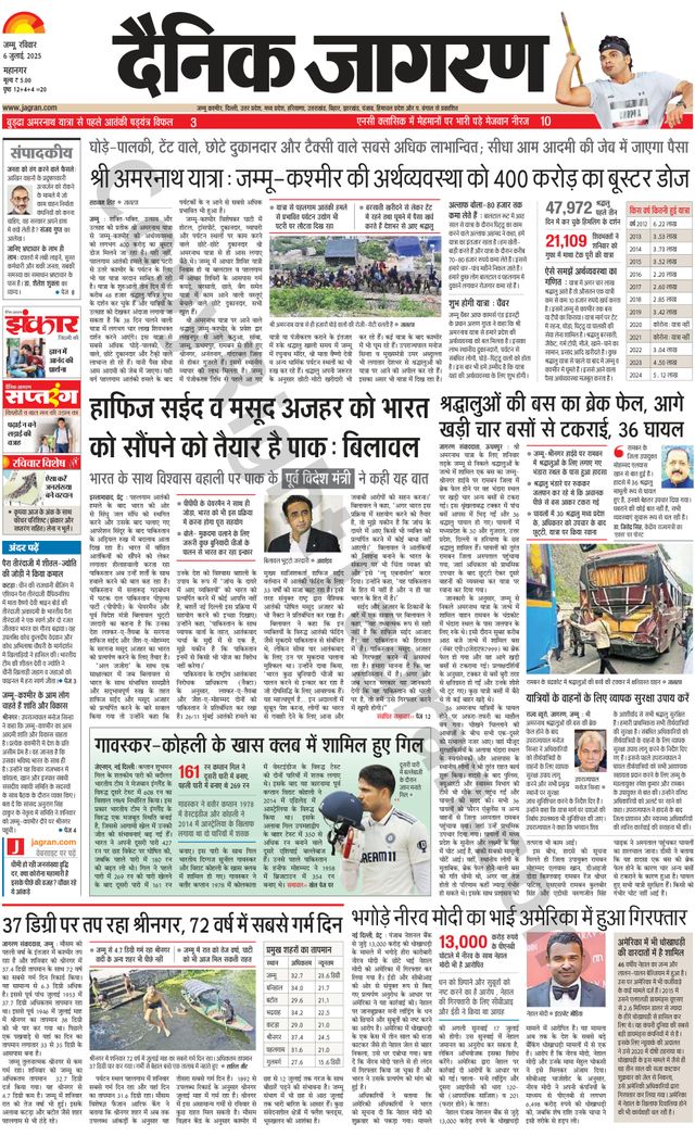 Dainik Jagran Jammu and Kashmir