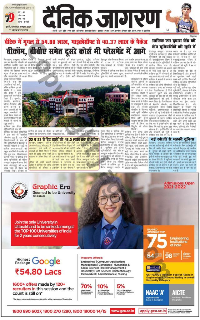 Dainik Jagran Jhansi