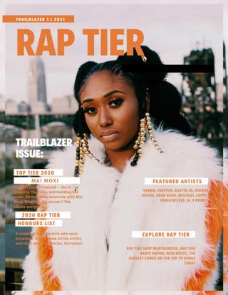 Rap Tier Magazine  Cover - Issue 1 Edition