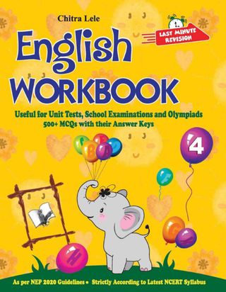 English Workbook Class 4 - Unit Test 4 English Workbook Class 4 Cover - Unit Test 4 Edition