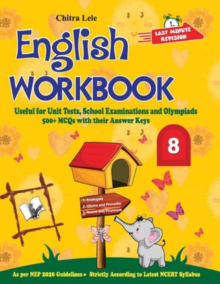 English Workbook Class 8 - Unit Test 8 English Workbook Class 8 Cover - Unit Test 8 Edition