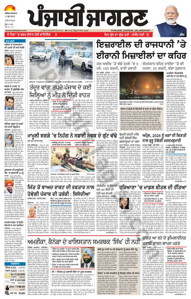 Punjab Jagran Hoshiarpur