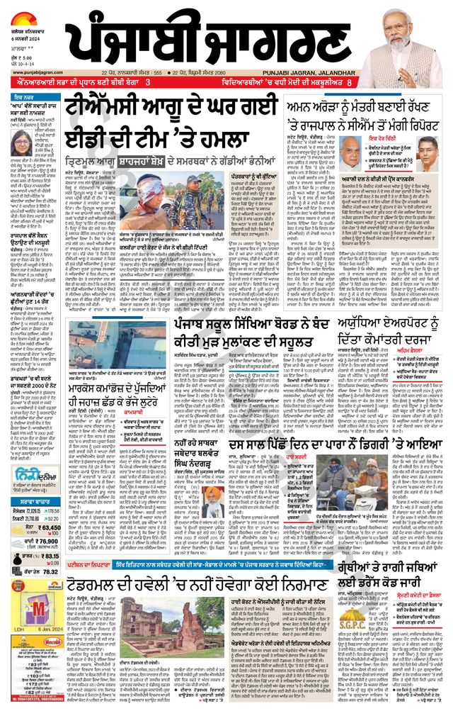 Punjab Jagran  Moga/Faridkot