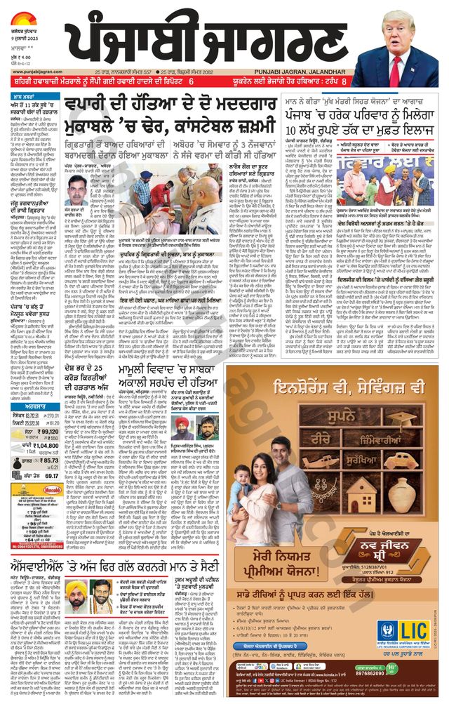 Punjab Jagran  Moga/Faridkot
