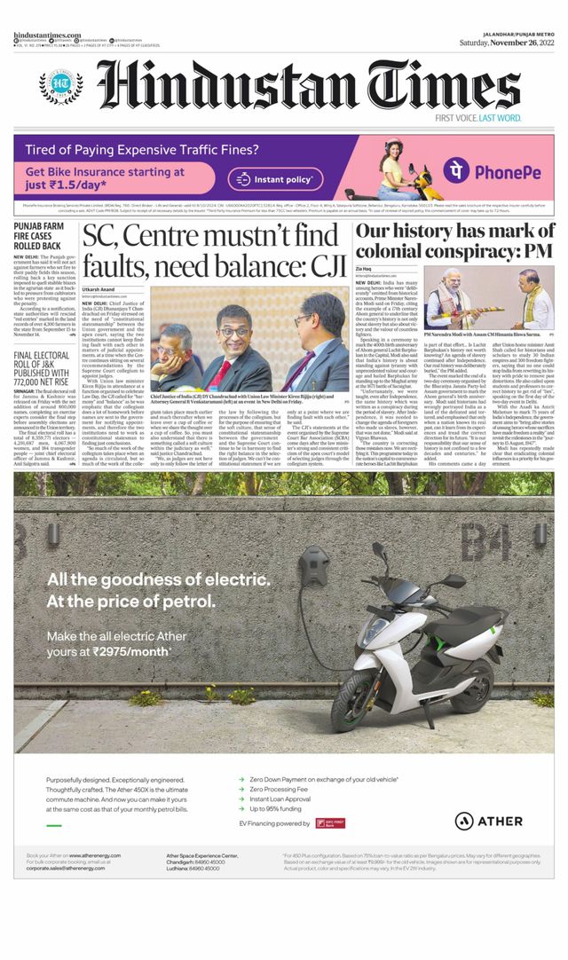Hindustan Times Amritsar