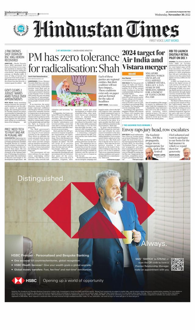 Hindustan Times Amritsar