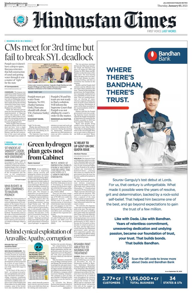 Hindustan Times Amritsar